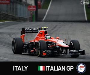 puzzel Max Chilton - Marussia - Monza, 2013