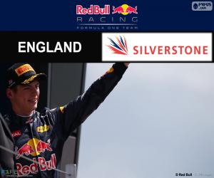 puzzel Max Verstappen, de Britse Grand Prix 2016