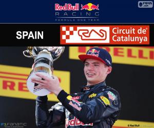 puzzel Max Verstappen, G.P Spanje 2016