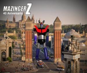 puzzel Mazinger z 40ste verjaardag (1972-2012)