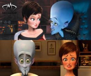 puzzel Megamind en Roxanne