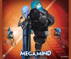 puzzel Megamind met Minion, de vis verstandig