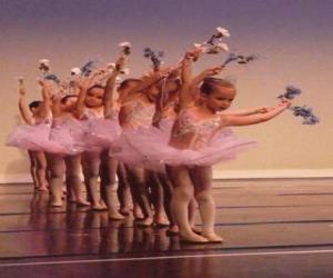 puzzel Meisjes doen ballet