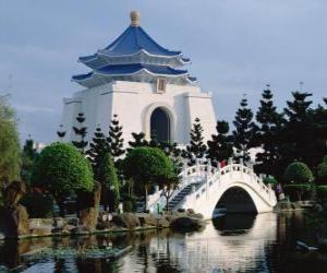 puzzel Memorial Hall van Chiang Kai-shek, Taipei, Taiwan