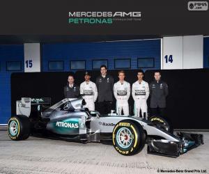 puzzel Mercedes F1 Team 2015