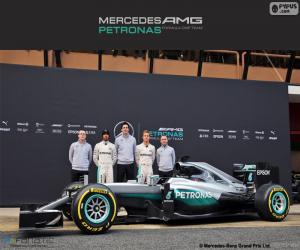 puzzel Mercedes F1 Team 2016