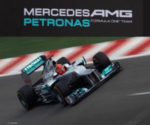 puzzel Mercedes W03 - 2012 -