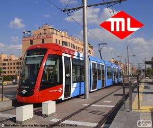 puzzel Metro Ligero de Madrid