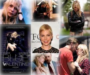 puzzel Michelle Williams genomineerd voor de 2011 Oscars als beste actrice voor Blue Valentine