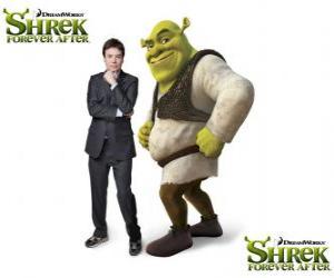 puzzel Mike Myers geeft de stem van Shrek in de nieuwste film Shrek Forever Na