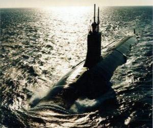 puzzel Militaire onderzeeër, onderzeeboot of duikboot