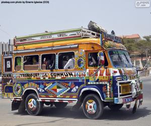 puzzel Minibus, Dakar, Senegal