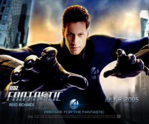 puzzel Mister Fantastic is de leider van de Fantastic Four met zijn buitengewone elasticiteit