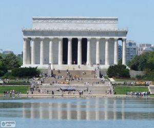 puzzel Monument aan Lincoln, Washington, Verenigde Staten