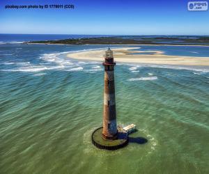 puzzel Morris Island Lighthouse, Verenigde Staten