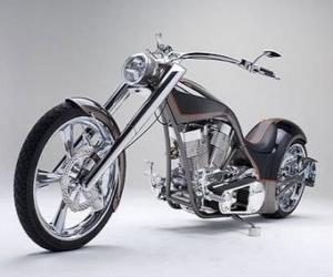 puzzel Motorfiet Chopper