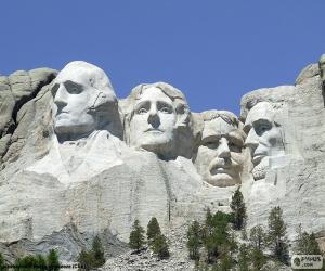 puzzel Mount Rushmore, Verenigde Staten