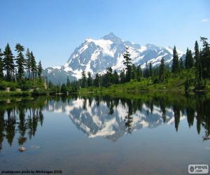 puzzel Mount Shuksan, Washington