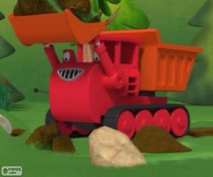 puzzel Muck, de bulldozer