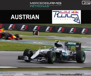 puzzel N. Rosberg, de Britse Grand Prix 2016
