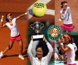 puzzel Na Li Roland Garros 2011 Kampioen