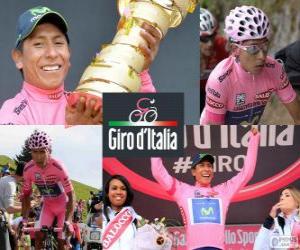 puzzel Nairo Quintana, Giro 2014