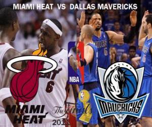 puzzel NBA Finale 2011 - Miami Heat vs Dallas Mavericks