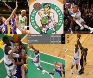 puzzel NBA Finals 2009-10, Game 5, Los Angeles Lakers 86 - Boston Celtics 92