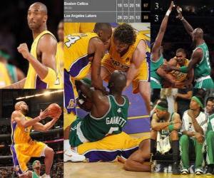 puzzel NBA Finals 2009-10, Game 6, Boston Celtics 67 - Los Angeles Lakers 89