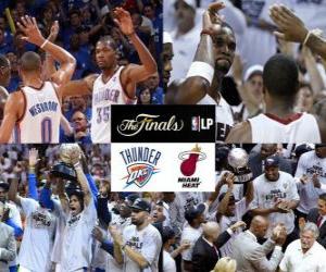 puzzel NBA Finals 2012 - Oklahoma City Thunder vs Miami Heat
