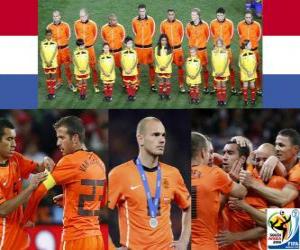 puzzel Nederland, 2e plaats in het WK voetbal 2010 Zuid-Afrika