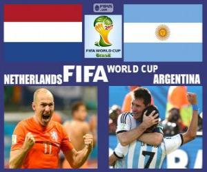 puzzel Nederland - Argentinië, halve finales, Brazilië 2014