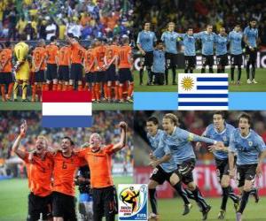 puzzel Nederland - Uruguay, halve finales, Zuid-Afrika 2010