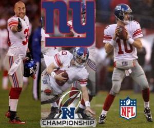 puzzel New York Giants NFC kampioen 2011