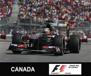 puzzel Nico Hülkenberg - Sauber - Circuit Gilles Villeneuve, Montréal, 2013