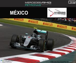 puzzel Nico Rosberg, de Mexicaanse Grand Prix 2016