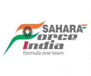 puzzel Nieuw logo Force India 2012