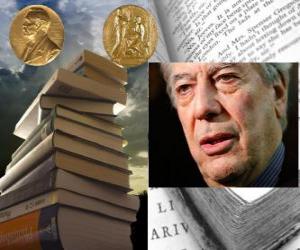puzzel Nobelprijs voor de Literatuur 2010 - Mario Vargas Llosa -