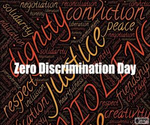puzzel Nul discriminatie-dag