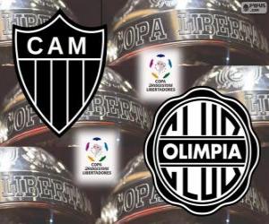 puzzel Olimpia Asunción vs Atlético Mineiro. Copa Libertadores Finale 2013