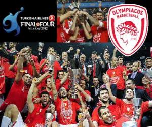 puzzel Olympiakos Piraeus, Euroleague Basketball 2012 kampioen