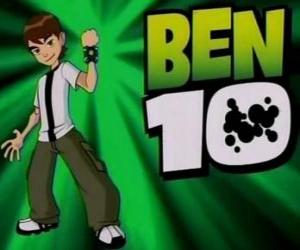 puzzel Omnitrix met Ben 10 en Ben 10-logo