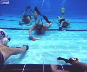 puzzel Onderwaterhockey