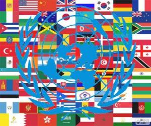 puzzel Op 24 oktober is de VN-Dag, ter herdenking van de oprichting in 1945