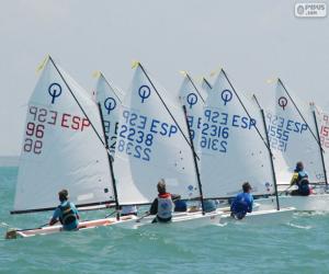 puzzel Optimist regatta