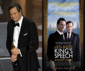 puzzel Oscars 2011 - Beste Acteur Colin Firth voor The King's Speech
