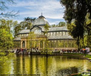 puzzel Palacio de Cristal, Madrid