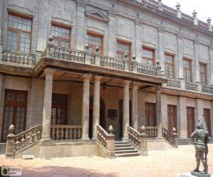 puzzel Paleis van de graaf van Buenavista, Mexico-stad, Mexico