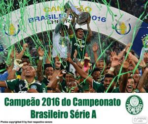puzzel Palmeiras, 2016 Brazilië kampioen