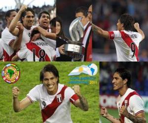 puzzel Paolo Guerrero topscorer in de Copa America 2011